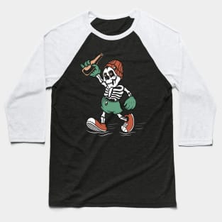 Beer and skull Baseball T-Shirt